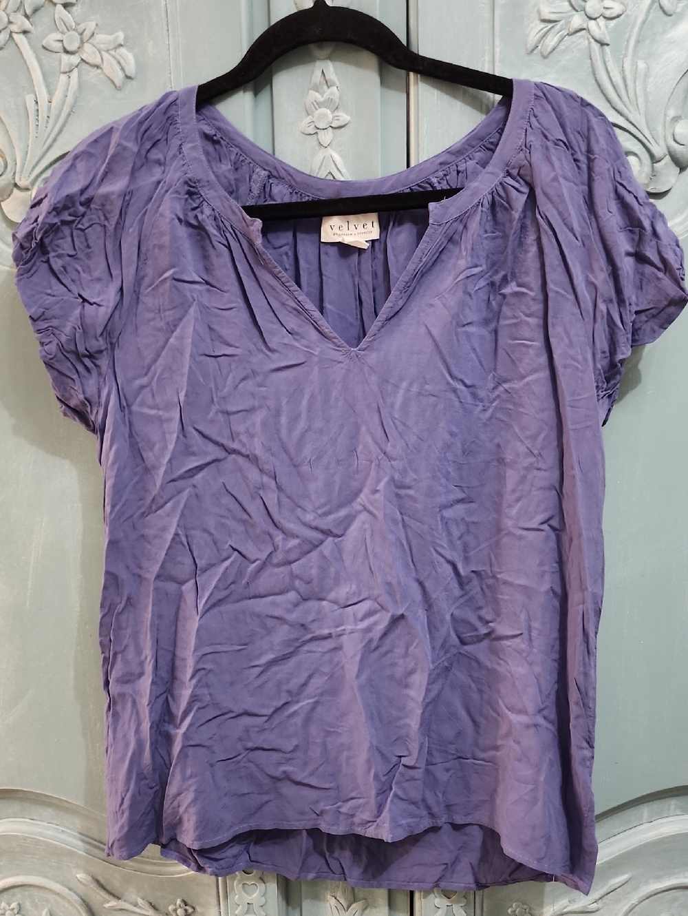 Velvet By Graham Spencer Lavender Blouse